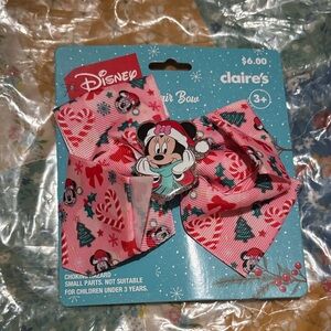 Disney Minnie Mouse Festive Pink Hair Bow